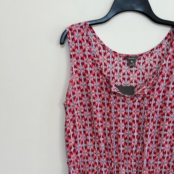 Eddie Bauer NWT WR Four Winds Sleeveless Hi-Low Dress in Redclay, size 10 - Picture 9 of 10